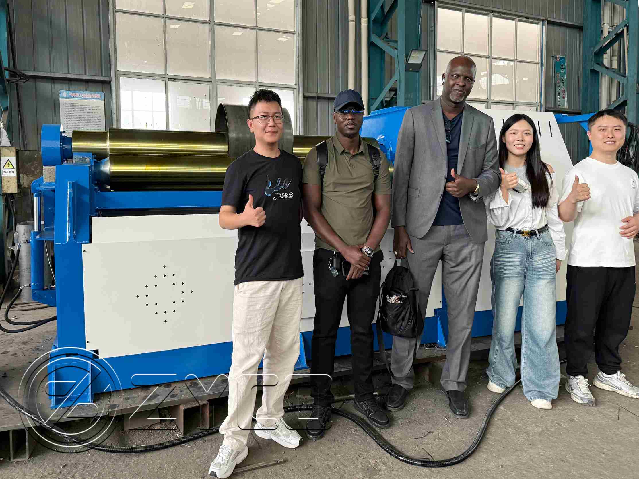 I clienti libici hanno visitato la fabbrica ZYCO per l'ispezione