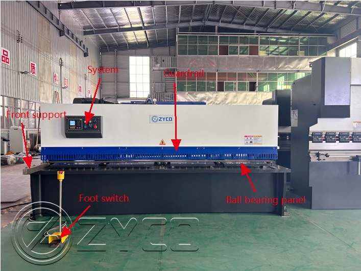 cnc hydraulic shearing machine