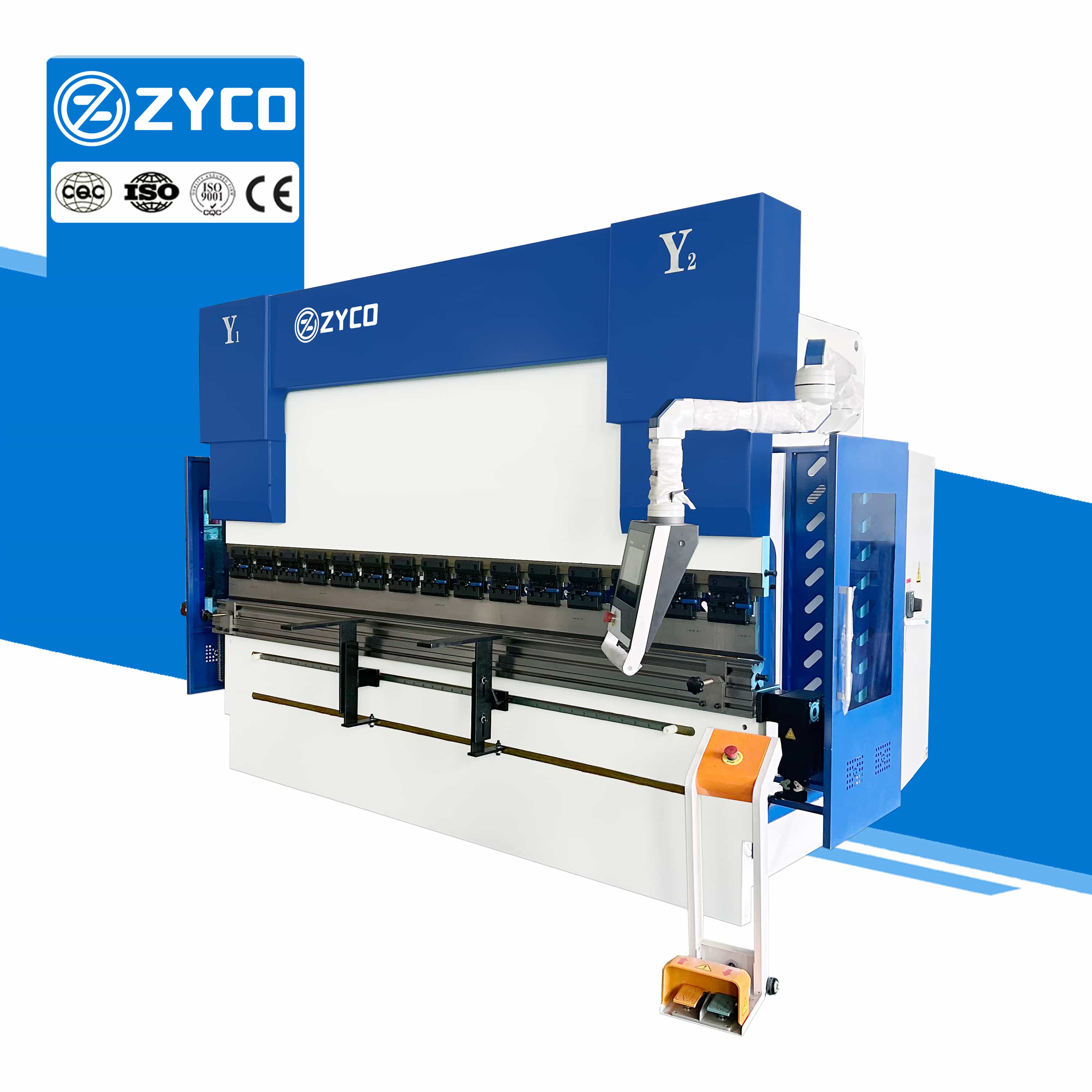 Pressa piegatrice CNC DA53T da 200T e 3200mm con sincronizzazione elettroidraulica avanzata