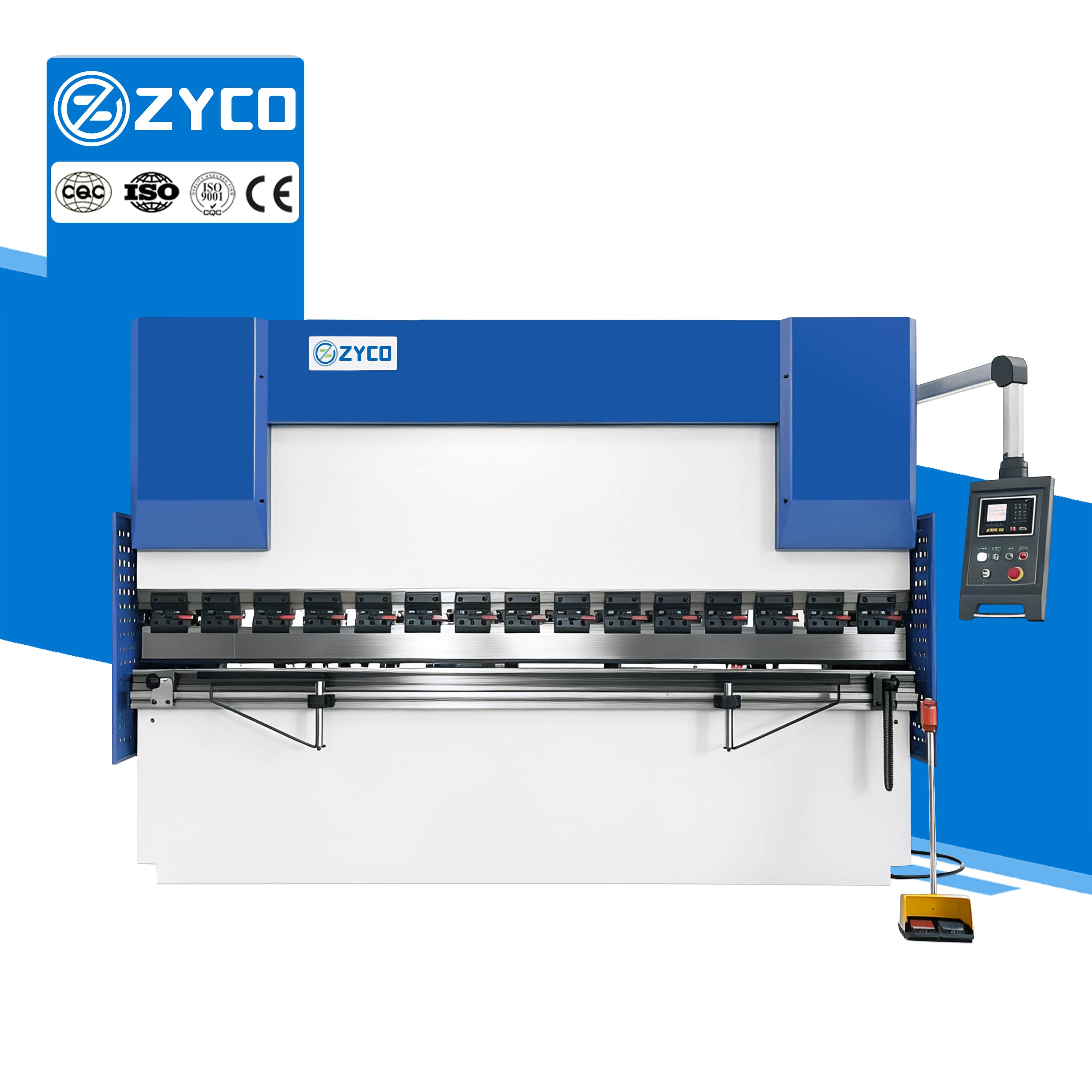 Pressa piegatrice E21 NC con funzionamento semplice e posizionamento automatico.