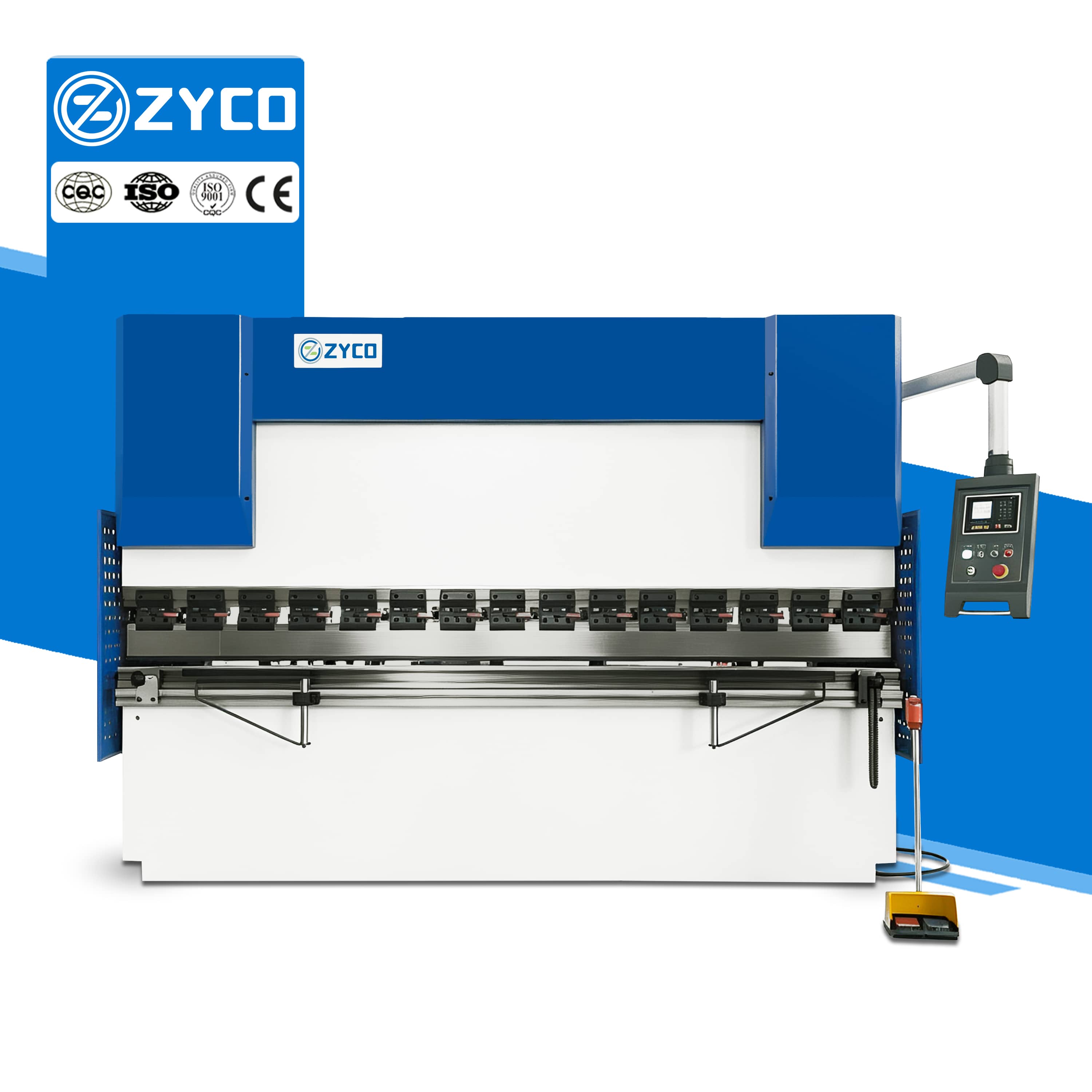 Pressa piegatrice E21 NC con funzionamento semplice e posizionamento automatico.