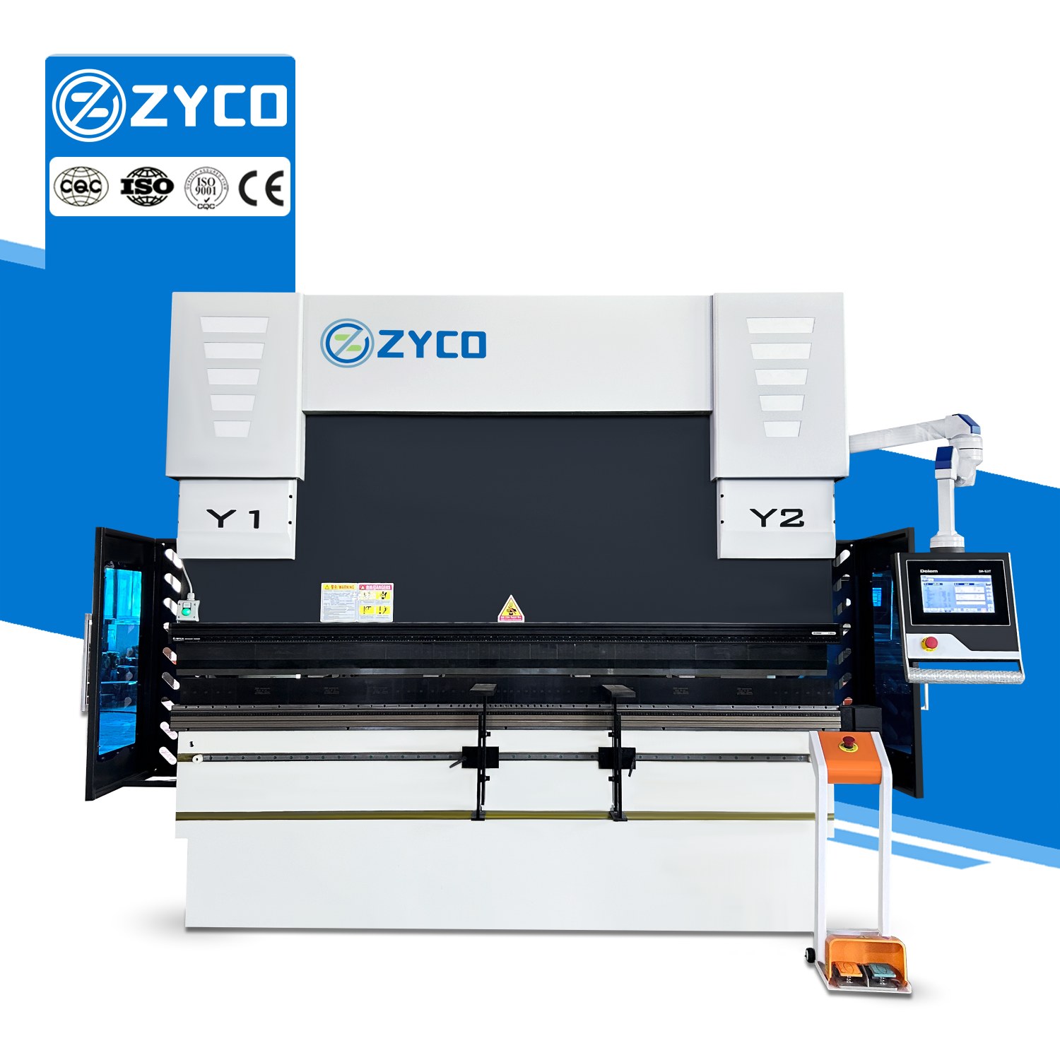 Pressa piegatrice CNC DA53T con sistema di bloccaggio WILA per piegatura di precisione