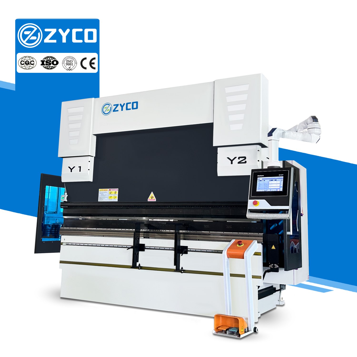 Pressa piegatrice CNC DA53T con sistema di bloccaggio WILA per piegatura di precisione
