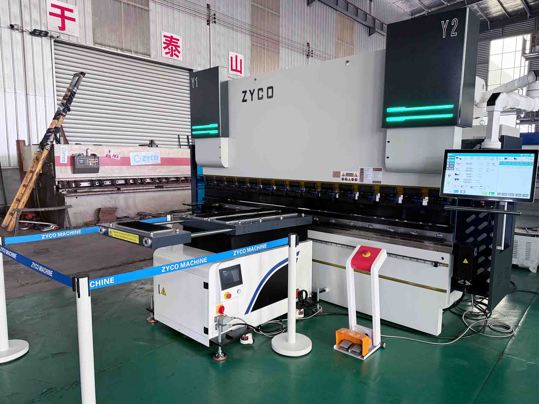 Copper plate pure electric press brake